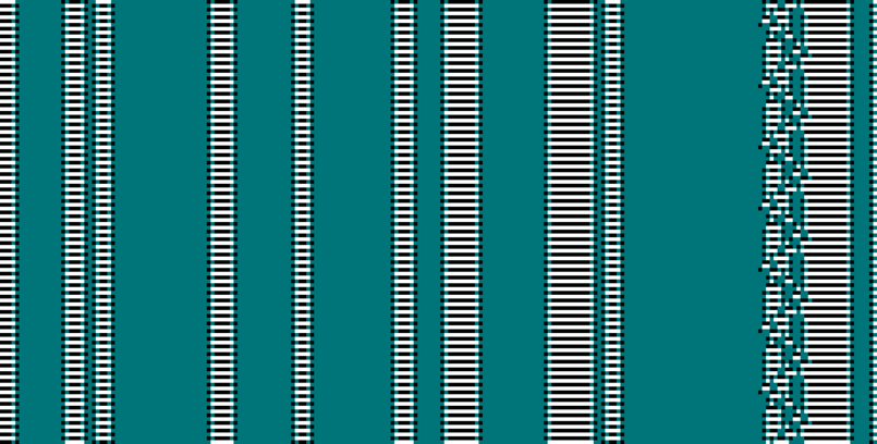 A coloured grid showing a repeated pattern.